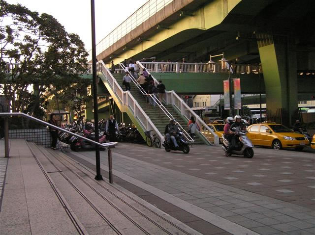 Outside Taipei Main Train Station